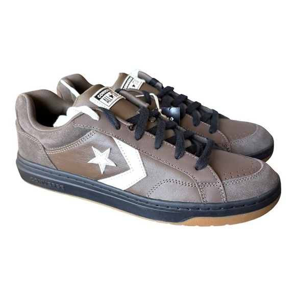 Converse CONS Fastbreak Pro OX Sneakers Brown Leather 12M - Picture 4 of 9